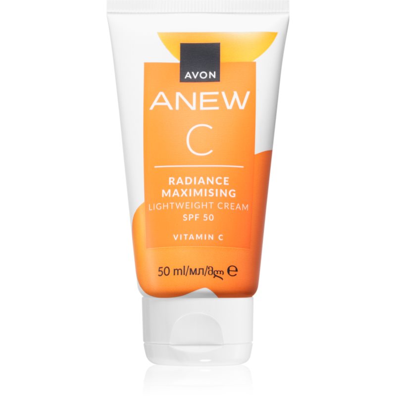 Avon Anew C Radiance Maximising lekki krem na dzień SPF 50 50 ml