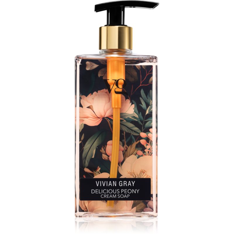 Vivian Gray Delicious Peony pielęgnujące mydło w płynie do rąk 350 ml