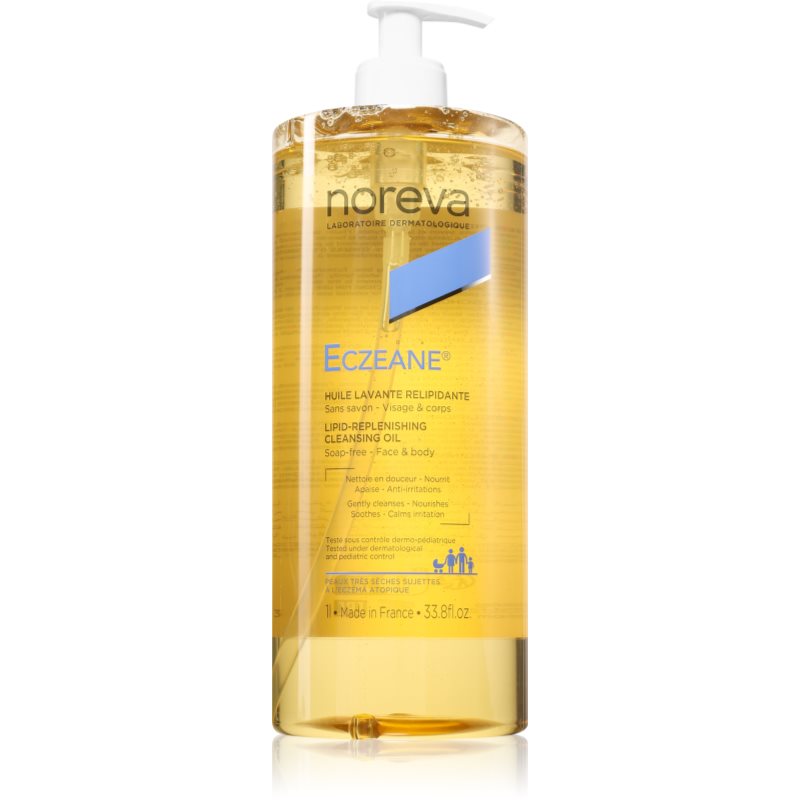 Noreva Eczeane Lipid-Replenishing Cleansing Oil olejowy żel do mycia do twarzy i ciała 1000 ml