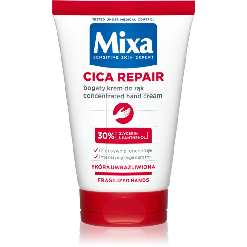 Mixa Cica Repair+ bogaty krem do rąk do skóry uwrażliwionej 50ml
