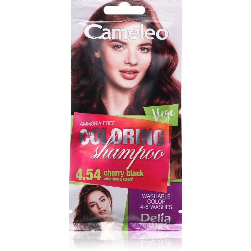 Delia Cosmetics Cameleo Coloring Shampoo szampon tonujący do włosów odcień 4.54 Cherry Black 40 ml