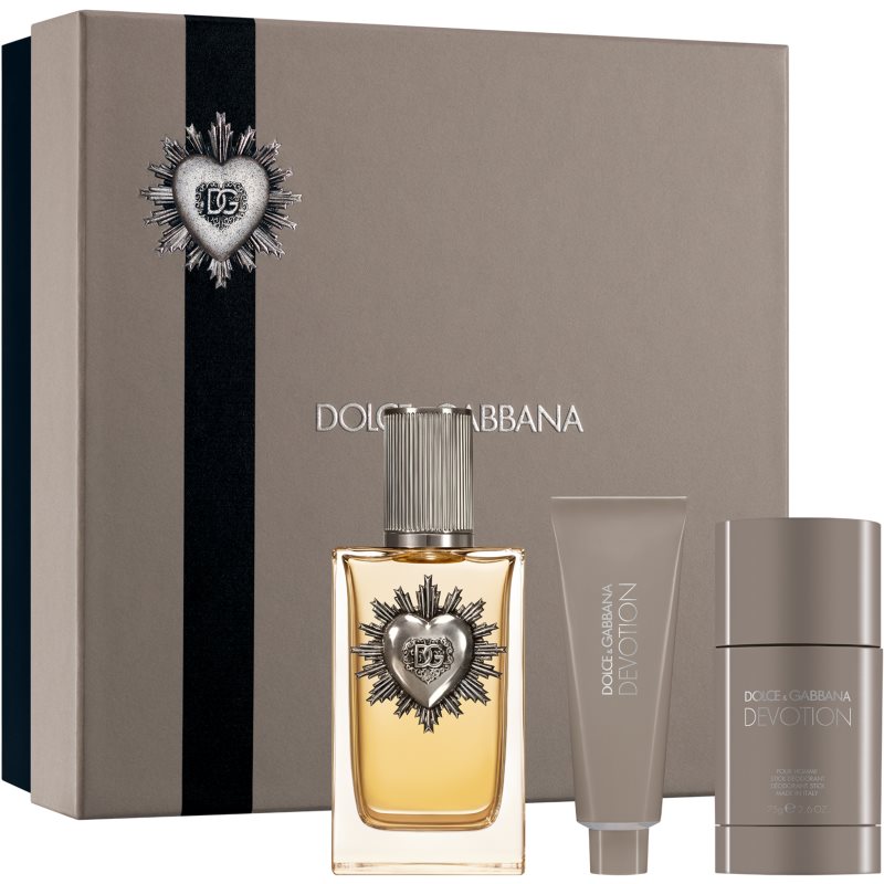 Dolce&Gabbana Devotion For Men EDP Trio Gift Set zestaw upominkowy dla mężczyzn