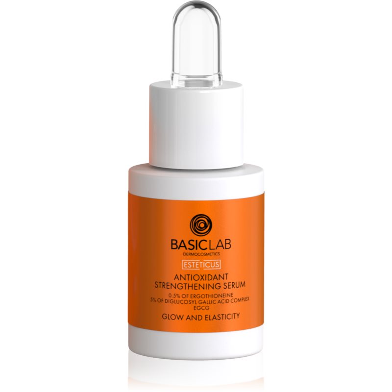 BasicLab Esteticus Antyoksydacyjne serum wzmacniające 0,5% ergotioneiny, 5% kompleksu 15 ml