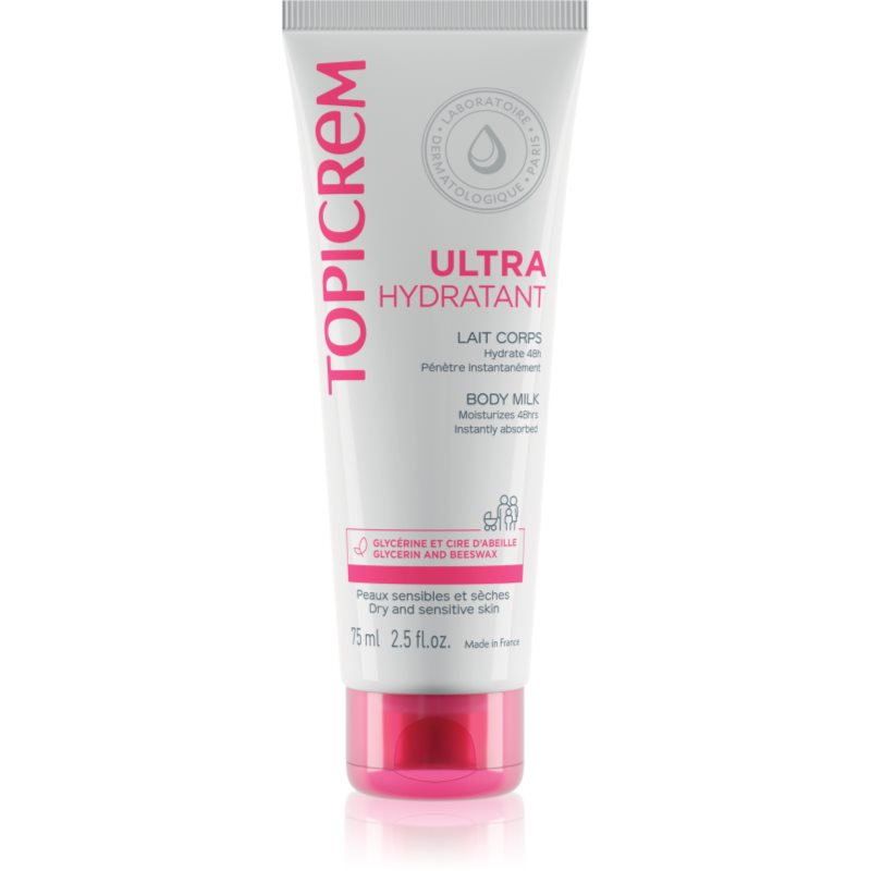 Topicrem Ultra-Moisturizing Body Milk ultranawilżające mleczko do ciała 75ml