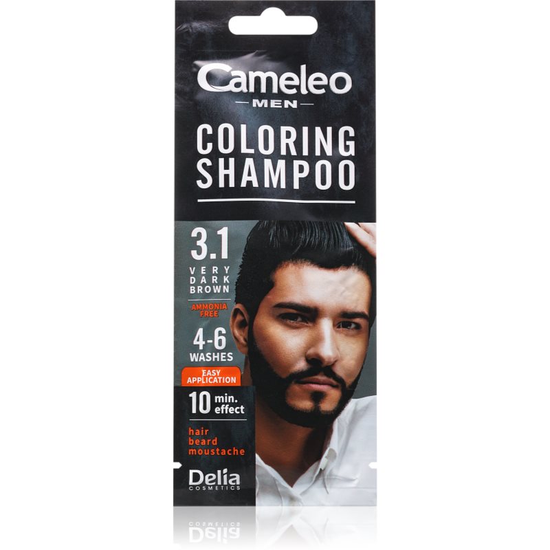 CAMELEO Men Coloring Shampoo szamponetka koloryzująca dla mężczyzn 3.1 Bardzo Ciemny Brąz 15ml