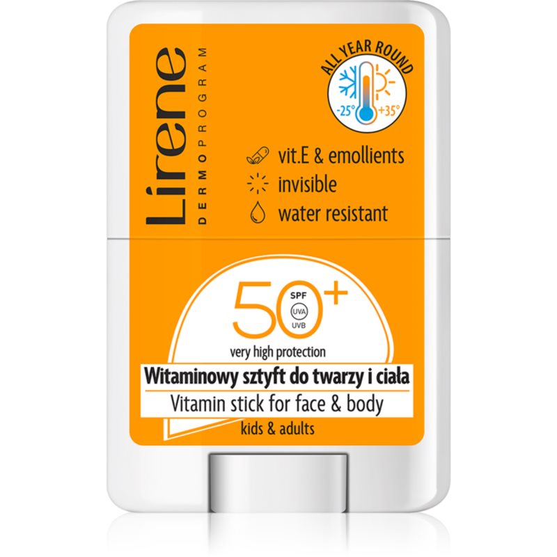 Lirene Witaminowy sztyft do twarzy i ciała SPF50+ 15g