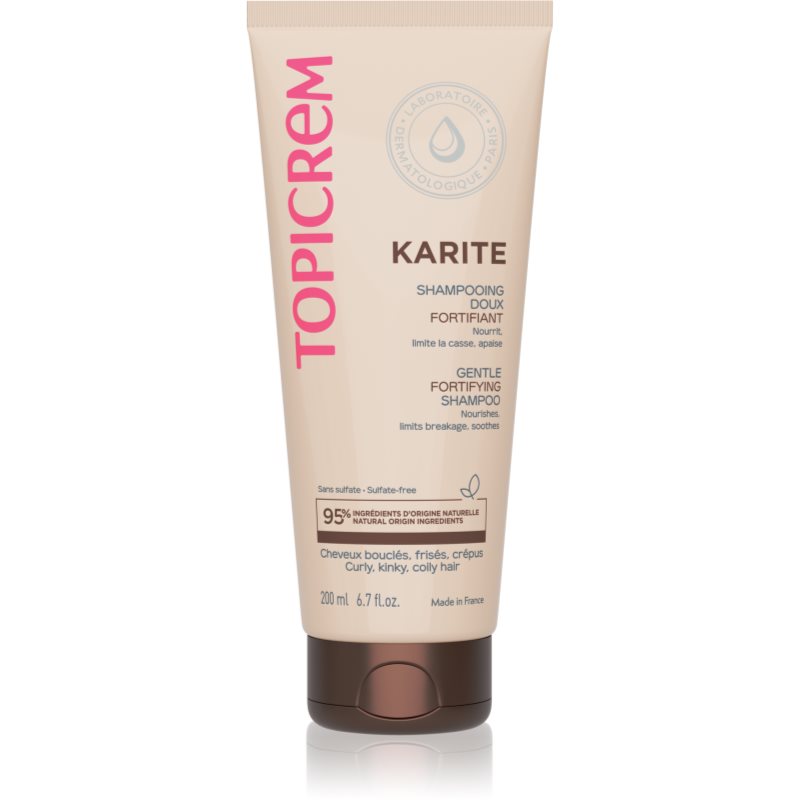 Topicrem Shea Delikatny szampon odżywczy 200 ml TU biały