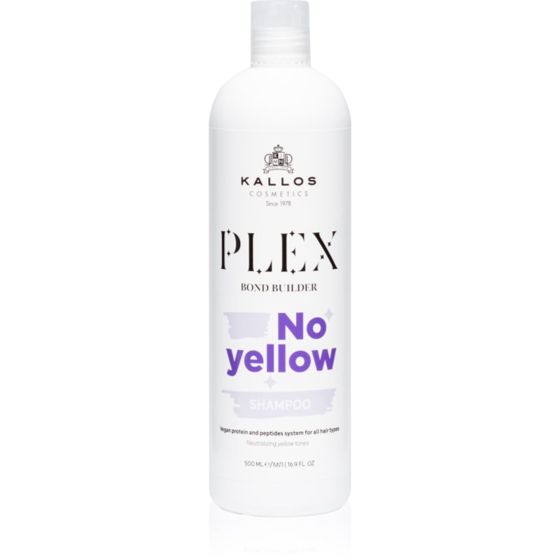 Kallos Plex No Yellow szampon neutralizujący żółte odcienie 500 ml