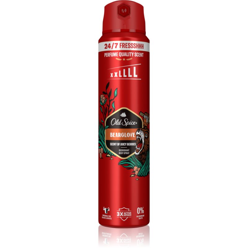 Old Spice Bearglove odświeżający dezodorant w sprayu dla mężczyzn 250 ml