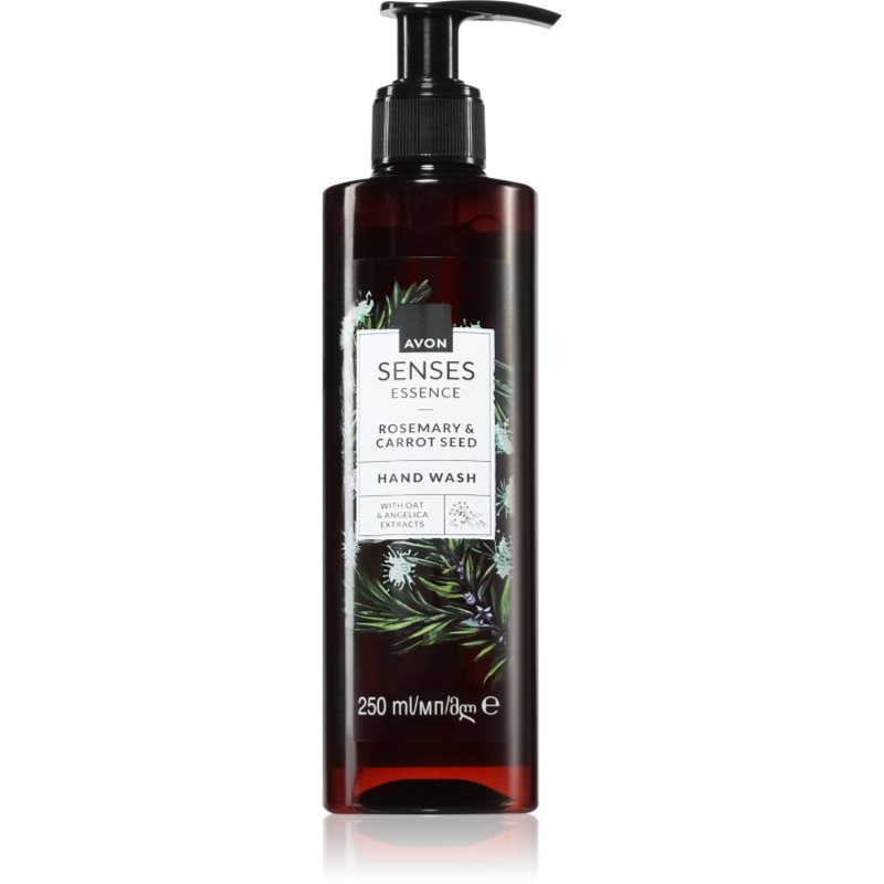 Avon Senses Essence Rosemary & Carrot Seed delikatne mydło w płynie do rąk 250 ml