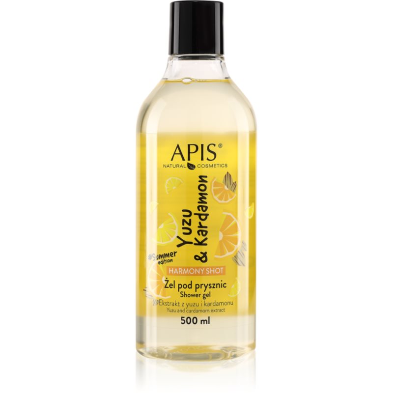 APIS Harmony Shot, żel pod prysznic Yuzu&Cardamon 500 ml