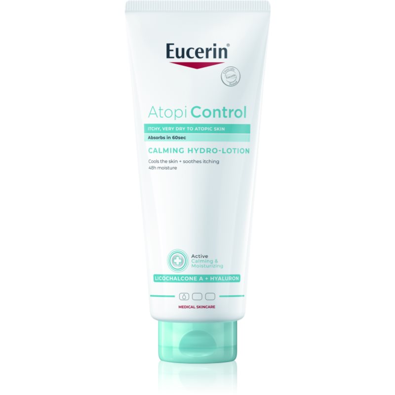 Eucerin AtopiControl Calming Hydro-Lotion kremowy żel kojący nieperfumowany do skóry suchej i podrażnionej 400 ml