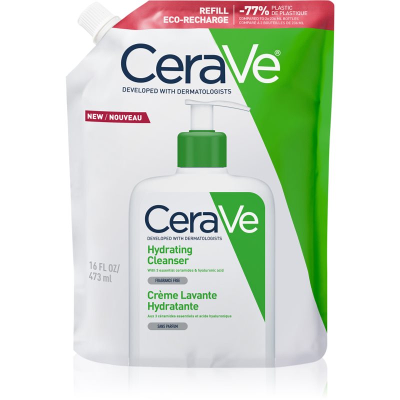 CeraVe Nawilżająca emulsja do mycia twarzy, Opakowanie refillowe, 473 ml