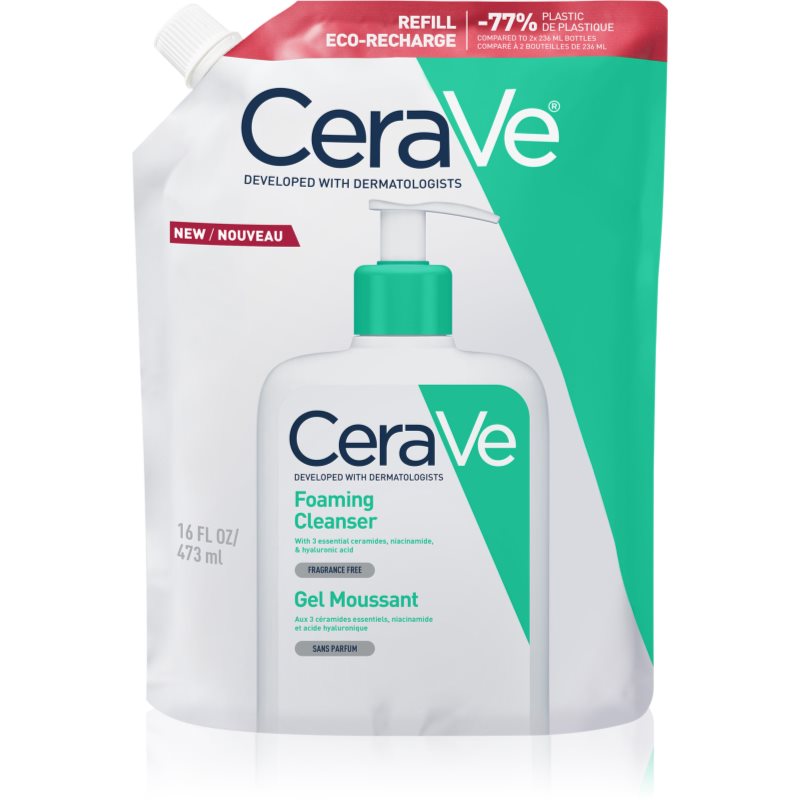 CeraVe Żel do mycia twarzy i ciała, Opakowanie refillowe, 473 ml