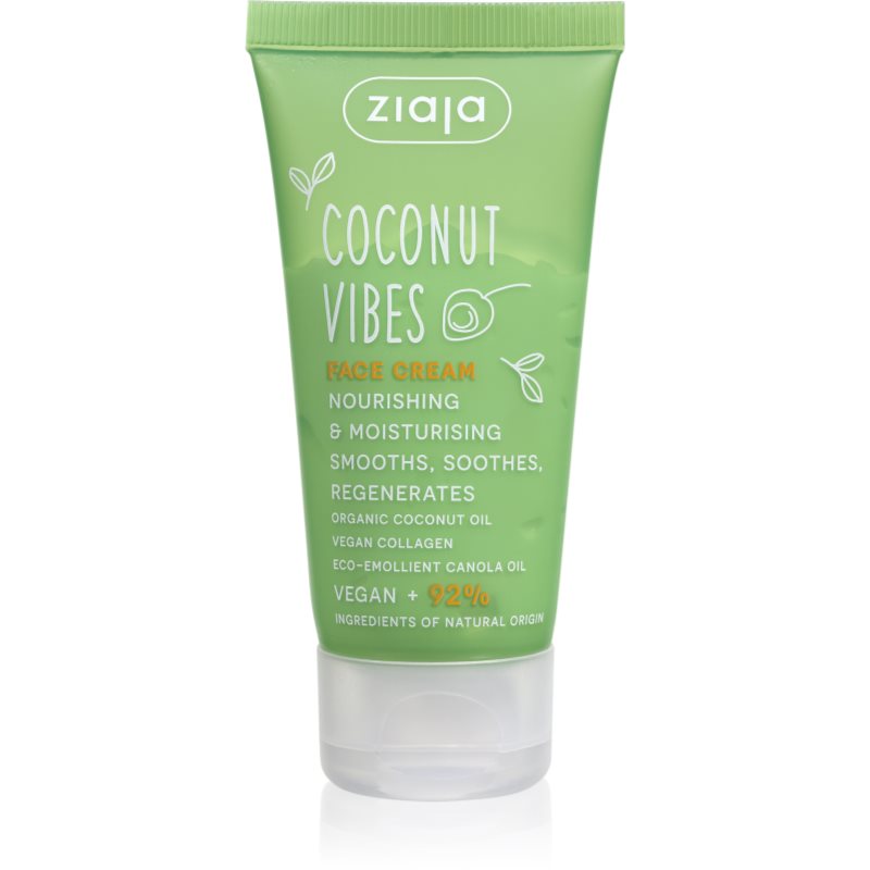 COCONUT & ORANGE VIBES Odżywczy krem do twarzy z nutami kokosowymi