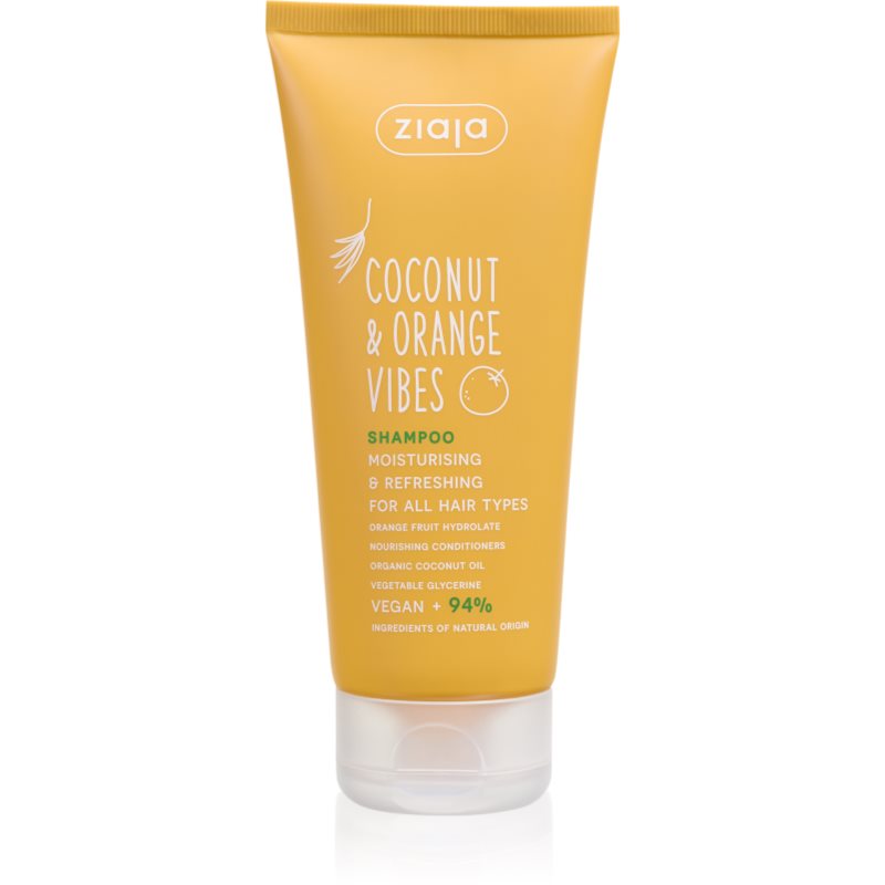 Ziaja Coconut & Orange Vibes szampon nawilżający do wszystkich rodzajów włosów 200 ml