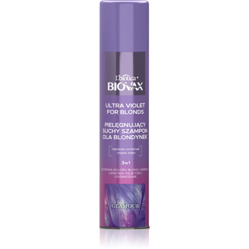 BIOVAX ULTRA VIOLET FOR BLONDS SUCHY SZAMPON DO WŁOSÓW 200ML