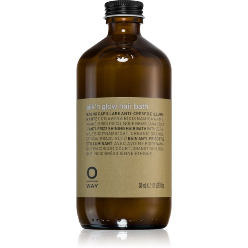 OWAY SILK'N GLOW AKSAMITNA KĄPIEL DO WŁOSÓW PUSZĄCYCH SIĘ 240ML