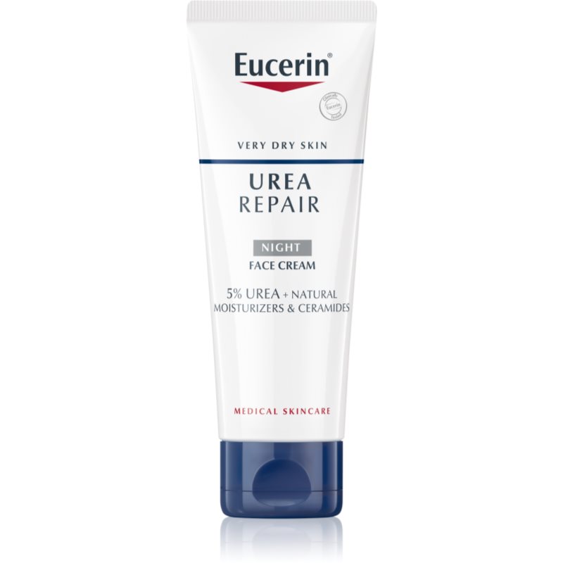 Eucerin, Urea Repair Dry, Krem do twarzy dla skóry suchej na noc, 50 ml