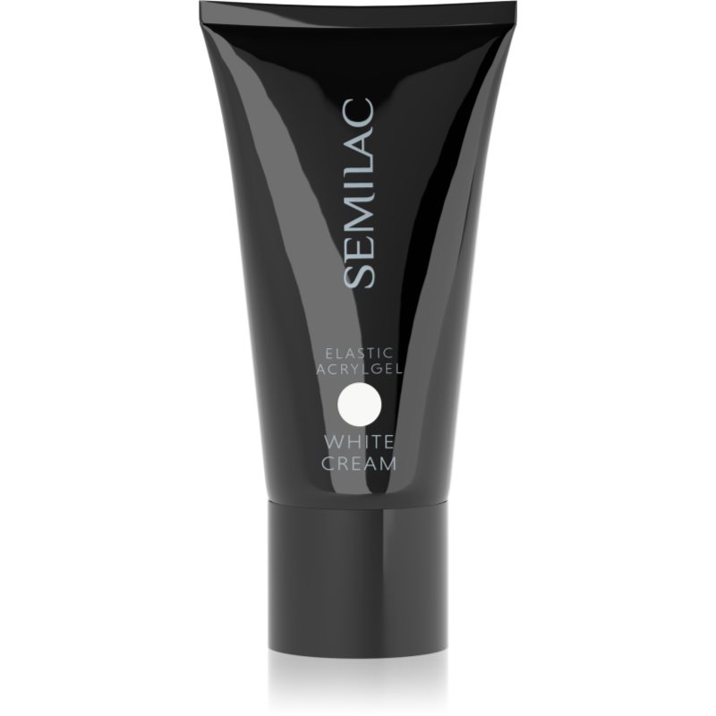 Semilac Elastic Acryl Gel akrylożel White Cream 30g
