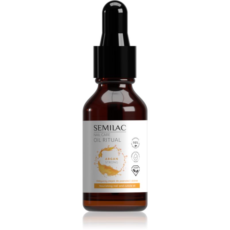 SEMILAC Nail Care Oil Ritual Nawilżający Olejek do paznokci i skórek 11ml