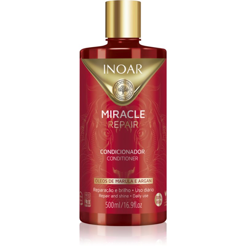 Inoar Miracle Repair, odżywka do włosów zniszczonych, 500ml