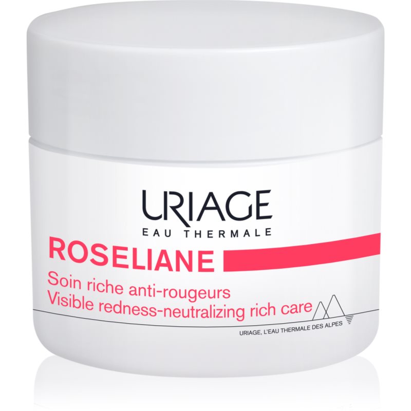 Uriage Roséliane Visible Redness-Neutralizing Rich Care krem kojący przeciw zaczerwienieniom skóry 50 ml