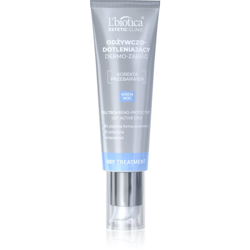 L'Biotica Estetic Clinic Oxy Treatment - odżywczo-dotleniający dermo-zabieg Krem na noc 35ml