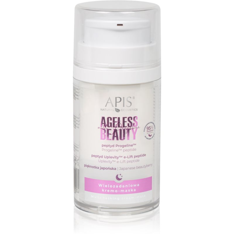 Apis Natural Cosmetics, Ageless Beauty With Progeline, Wielozadaniowa Kremo-maska Na Noc Z Progeliną, 50ml