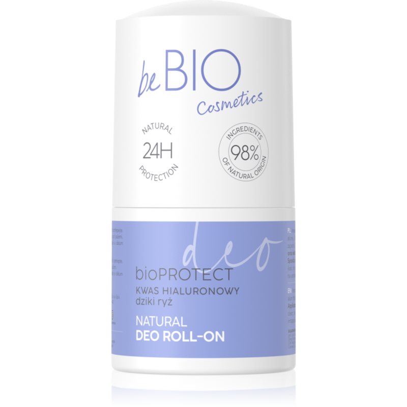 beBio Naturalny deo roll-on z ekstraktem z dzikiego ryżu 50 ml