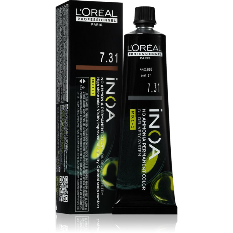 L’Oréal Professionnel Inoa trwała farba do włosów bez amoniaku odcień 7.31 60 ml