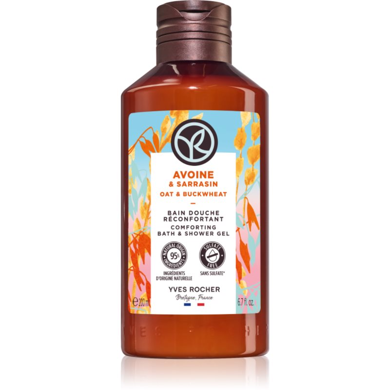 Yves Rocher Bain de Nature pielęgnacyjny żel pod prysznic Oat & Buckwheat 200 ml