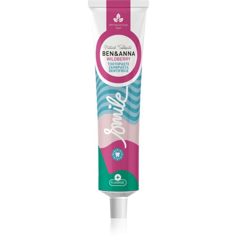 Natural Toothpaste naturalna pasta do zębów z fluorem Wildberry 75ml