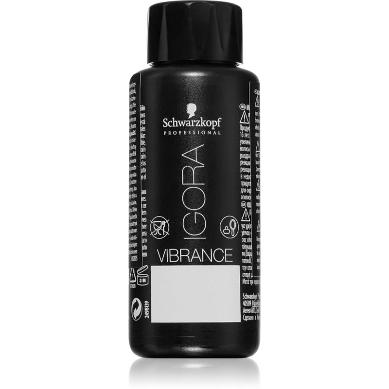 Schwarzkopf Professional IGORA Vibrance demi-permanentna farba do włosów odcień 4-33 Medium Brown 60 ml