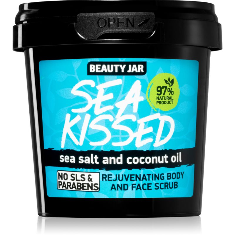 Beauty Jar Beauty Jar SEA KISSED Regenerujący scrub do ciała i twarzy sól morska i olej kokosowy 200g
