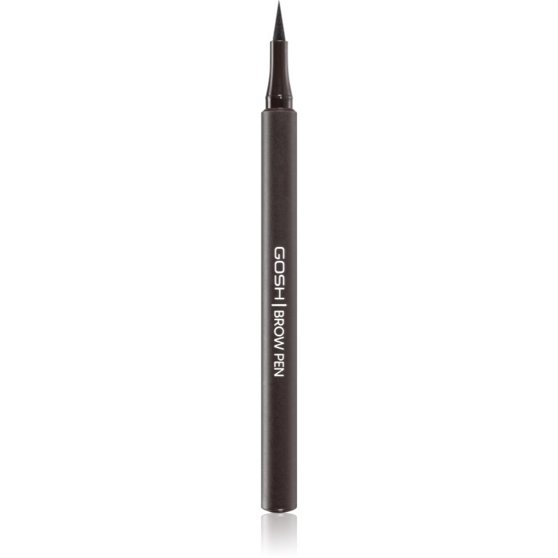 GOSH - Brow Pen - Pisak do stylizacji brwi - 1.1 ml - 002 GREY BROWN