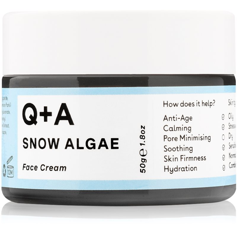 Q+A Snow Algae Intensive Face Cream odżywczy krem do twarzy ze śnieżnymi algami 50g