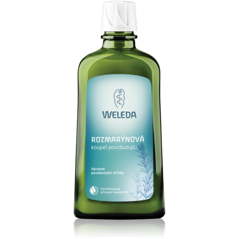 Weleda Rosemary Bath Milk Invigorating pianka do kąpieli 200 ml dla kobiet