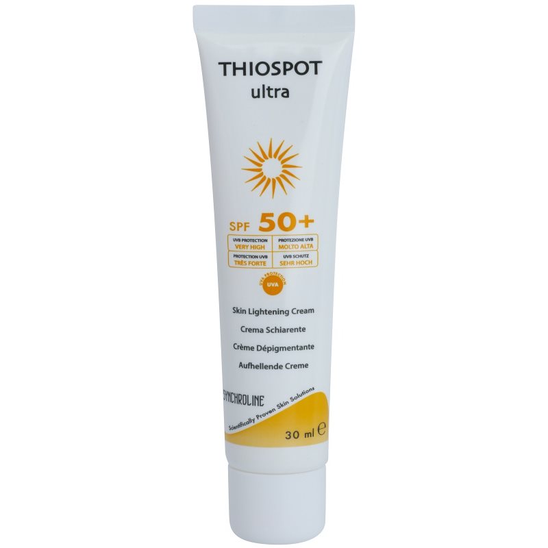 General Topics Synchroline thiospot ultra emulsja do skóry z przebarwieniami z filtrem spf-50+ 30 ml