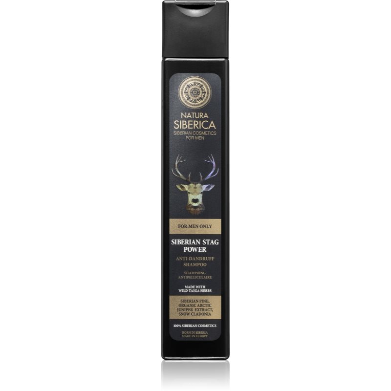 Natura Siberica MEN Szampon przeciwłupieżowy Moc syberyjskiego jelenia 250 ml