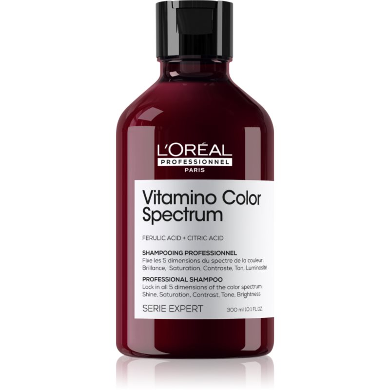 Loreal Vitamino Color Spectrum, szampon do włosów farbowanych zapewniający wielowymiarowość koloru, 300ml