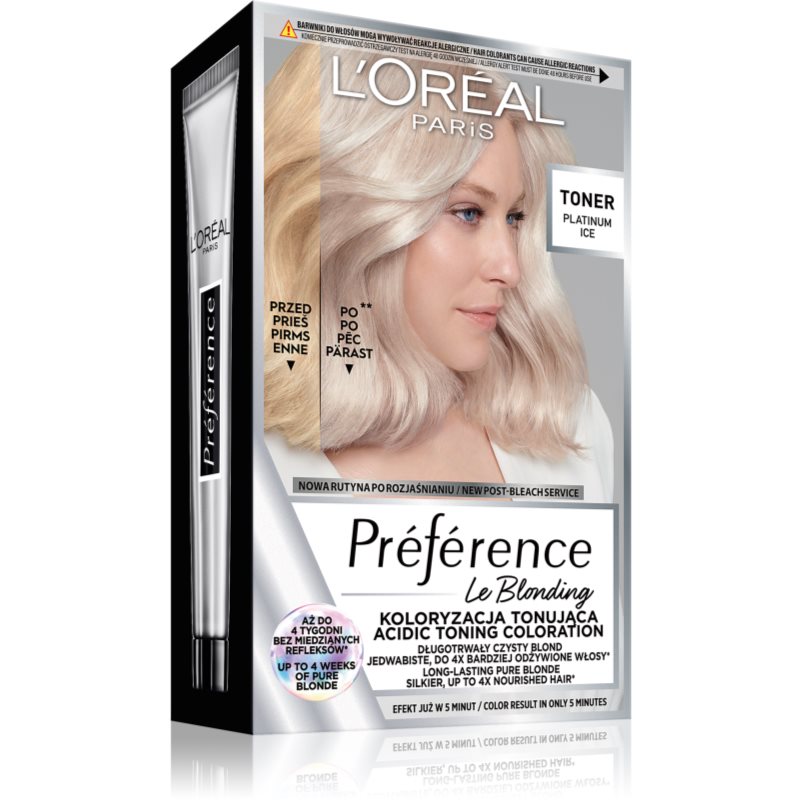 L’Oréal Preference 01 Platinum Ice - toner