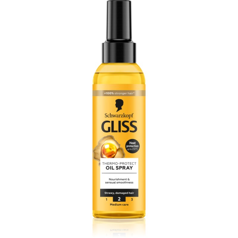 GLISS OIL NUTRITIVE TERMO-PROTECT OLEJEK DO WŁOSÓW PRZESUSZONYCH I NADWYRĘŻONYCH 150ML
