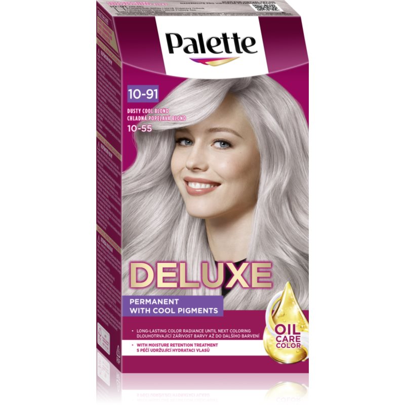 Schwarzkopf Deluxe Oil-Care Color farba do włosów trwale koloryzująca z mikroolejkami 240 Chłodny Blond