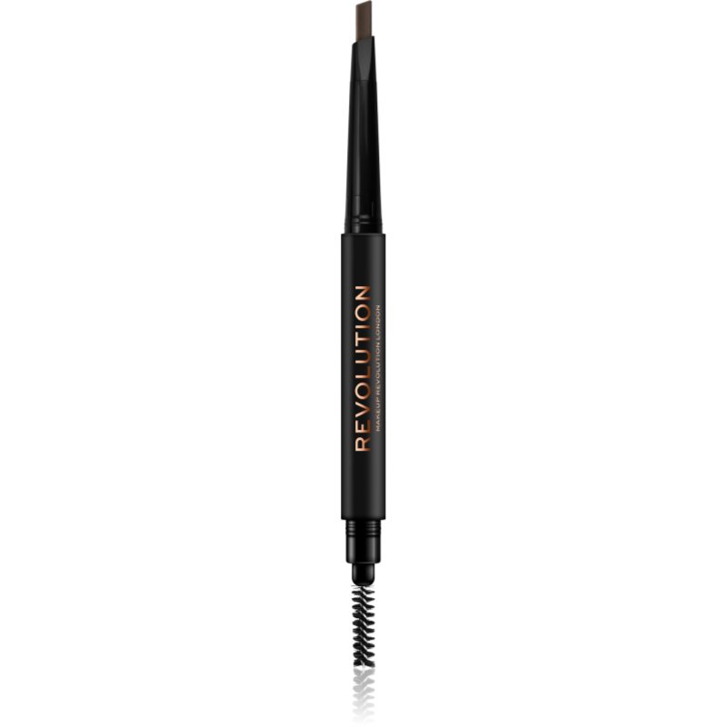 MAKEUP REVOLUTION Duo Brow Definer Pencil Kredka do brwi Light Brown 0,3g MR Light Brown 0.2 g