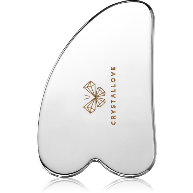 Crystallove Crystallove Cryo Ice Gua Sha Płytka do masażu twarzy gua sha ze stali nierdzewnej 1 szt