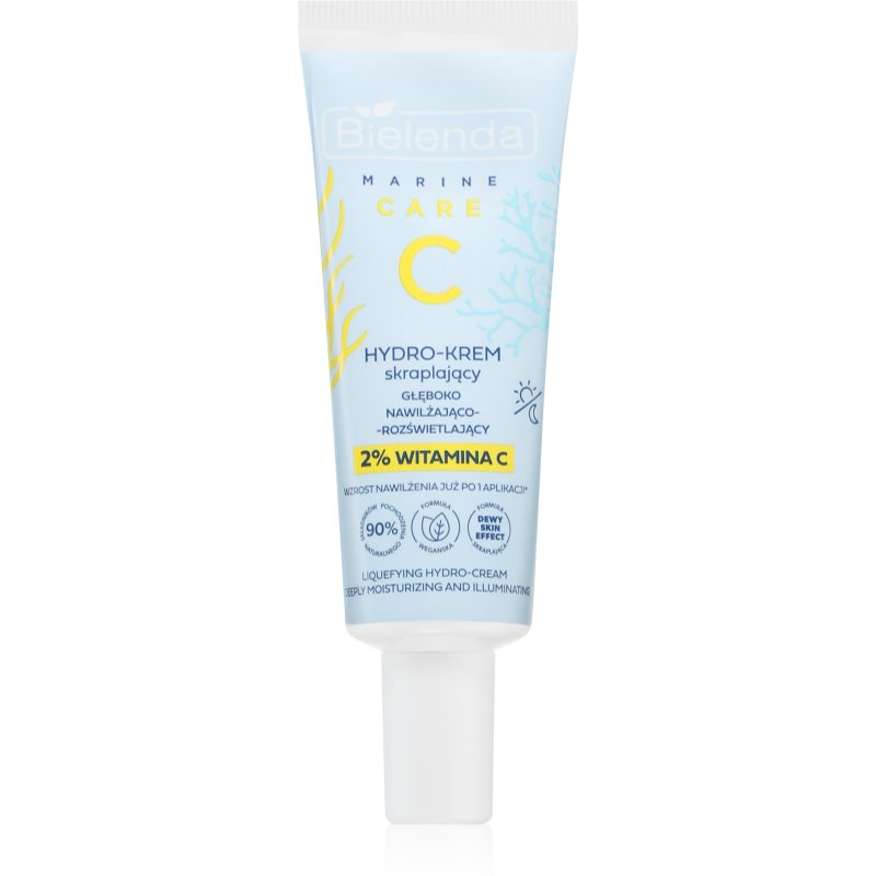 Bielenda, C MARINE CARE, Hydro-krem skraplający głęboko nawilżająco-rozświetlający, 50 ml