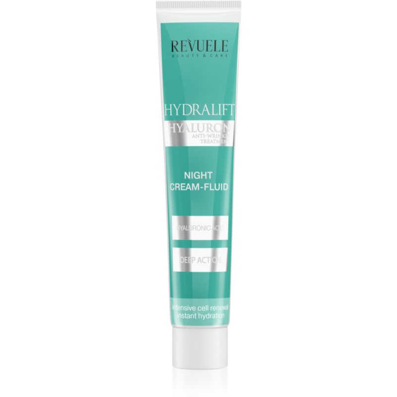 Revuele Nawilżający krem-fluid do twarzy na noc - Revuele Hydralift Hyaluron Night Cream Fluid Nawilżający krem-fluid do twarzy na noc - Revuele Hydralift Hyaluron Night Cream Fluid