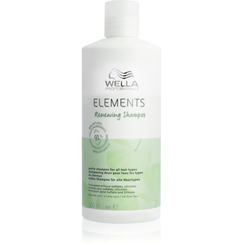 Wella Elements Renewing, szampon do wszystkich rodzajów włosów, 500ml