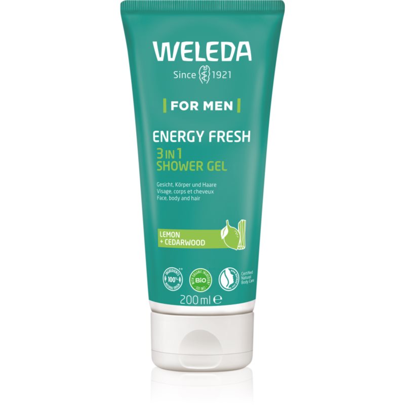 Weleda Energy Fresh 3in1 Żel pod prysznic dla mężczyzn 200 ml